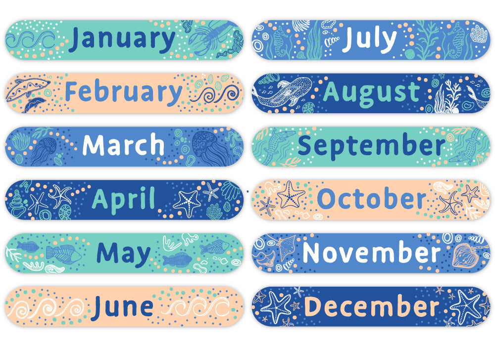 Wonderlands (Sea) - Magnetic Calendar Set