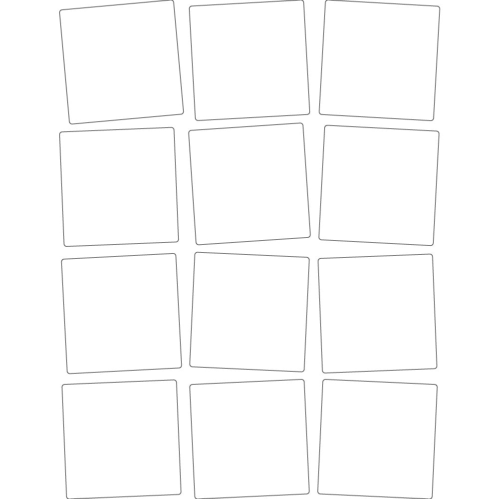 Magnetic Write 'n' Wipe Shapes - Squares