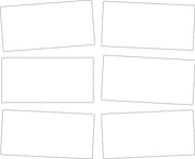 Magnetic Write 'n' Wipe Shapes - Rectangles