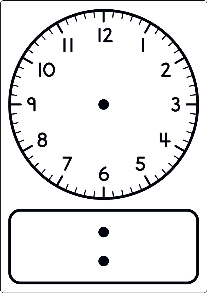 Magnetic Teaching Clock