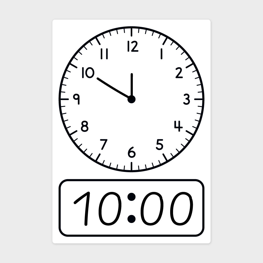 Magnetic Teaching Clock