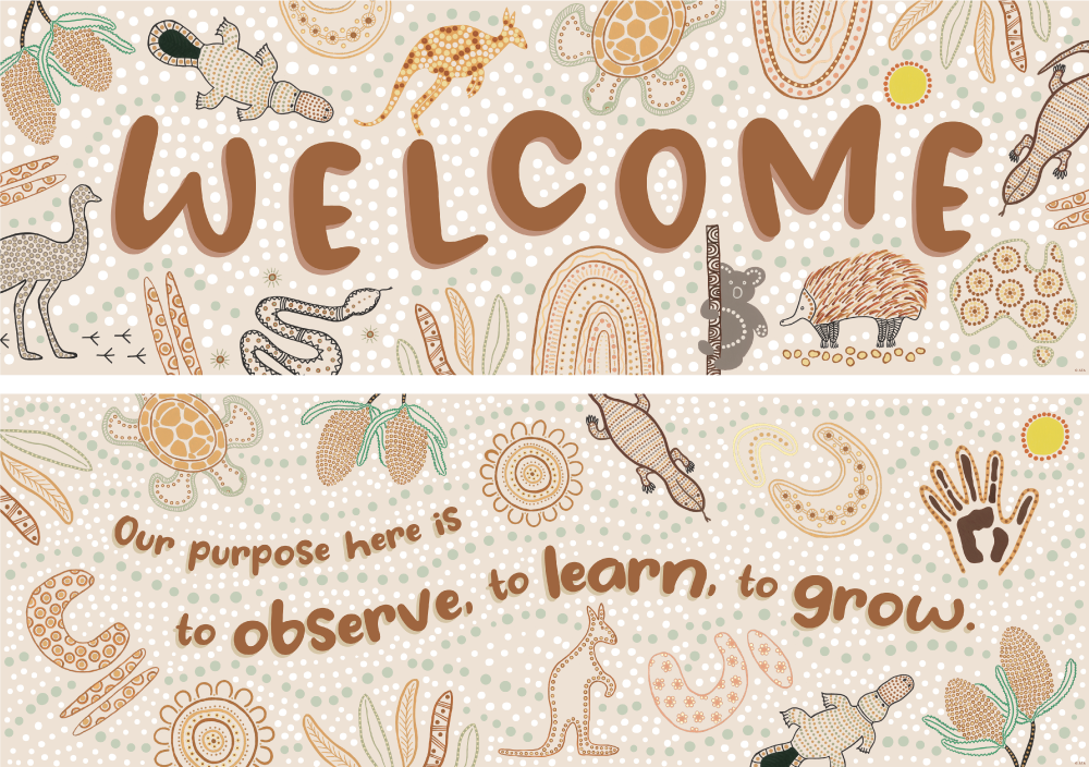 Country Connections - Large Welcome Banner Set