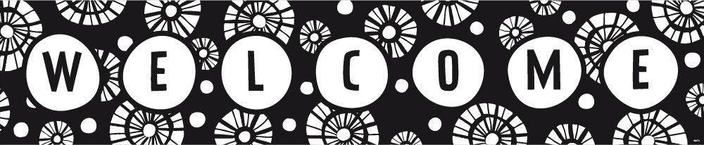 Black & White - Welcome Banner