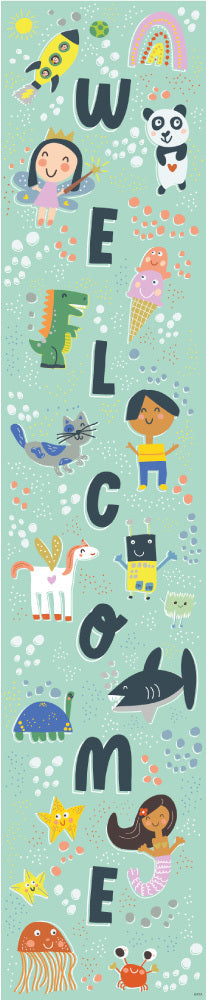 Kid-Drawn Doodles - Welcome Banner