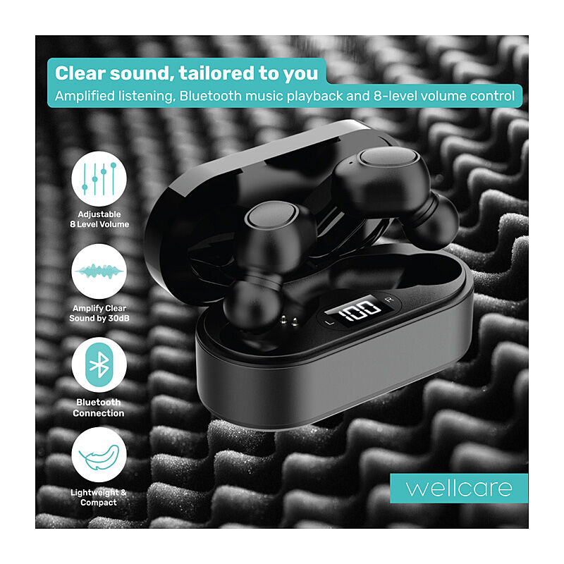 Wellcare Sound Amplify TWS BK [HT-E102BK]