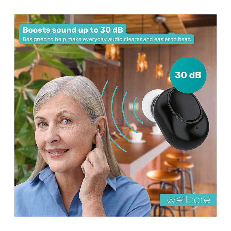Wellcare Sound Amplify TWS BK [HT-E102BK]