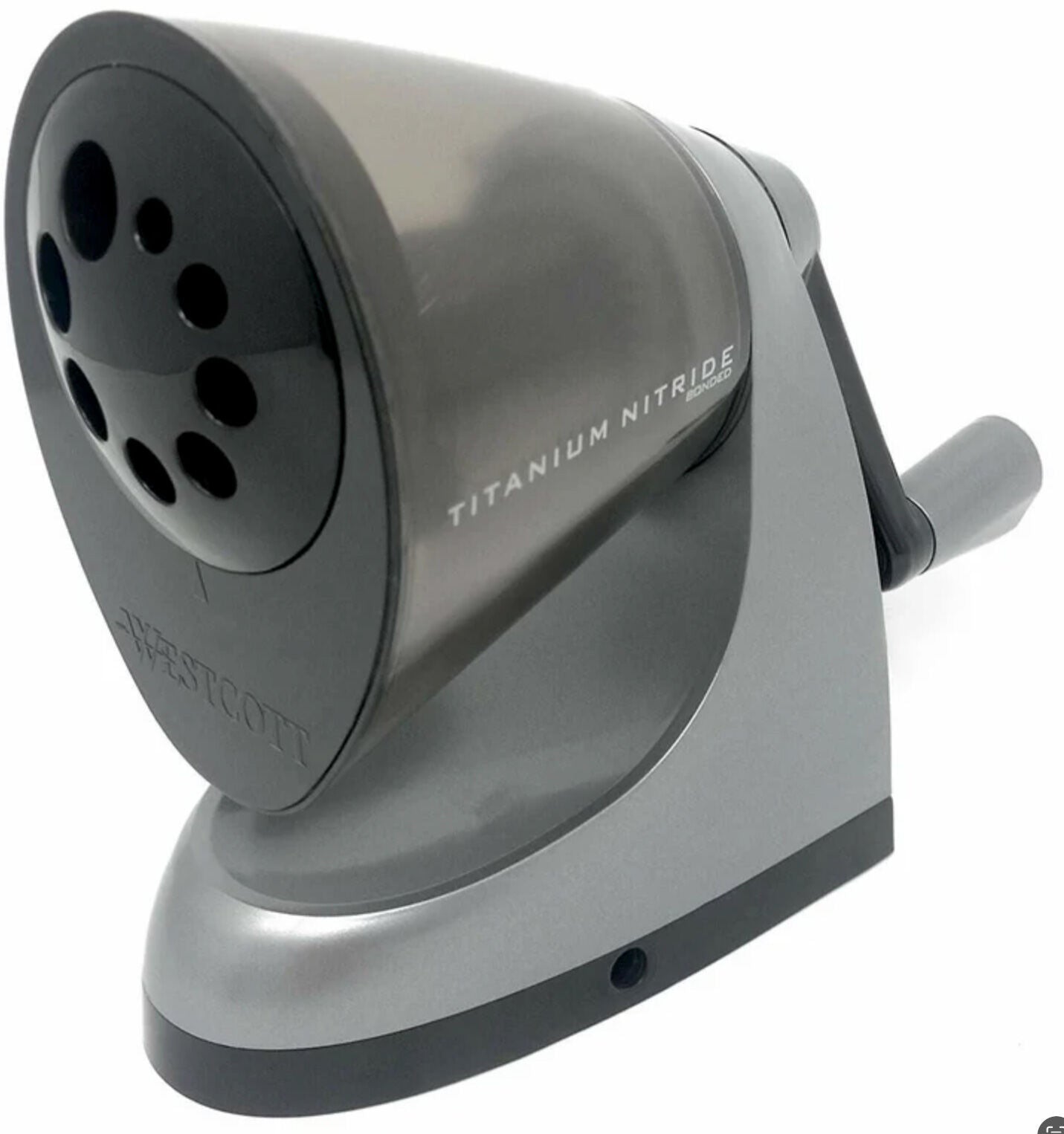 Westcott iPoint ClassAct Manual Antimicrobial Pencil Sharpener