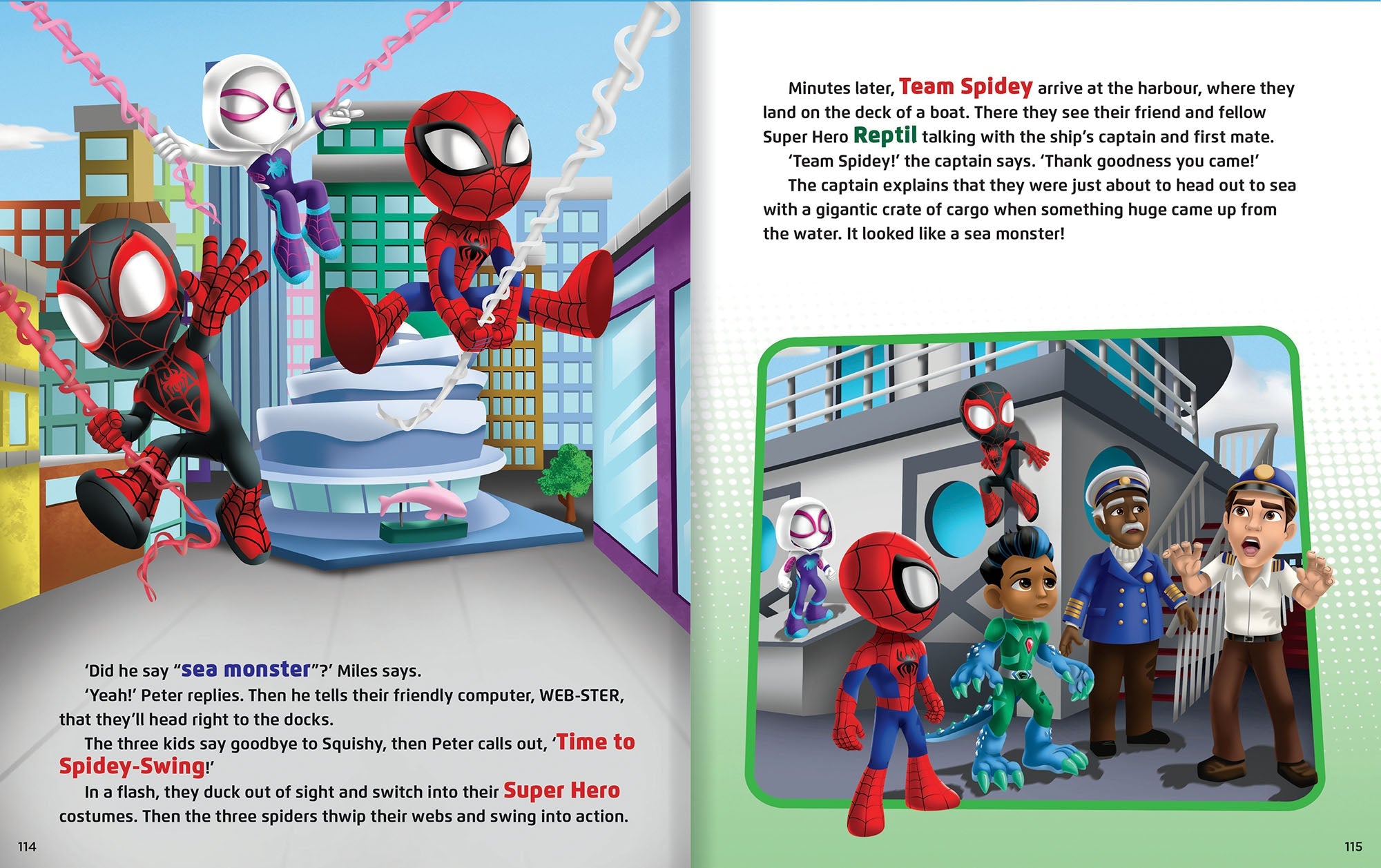 Spidey and His Amazing Friends - Treasury of Stories Vol. 4 - Sensational Stories — inside page 6