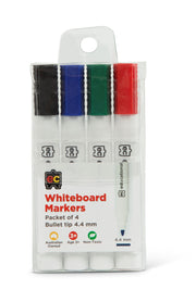 Whiteboard Markers: Thick - Set of 4