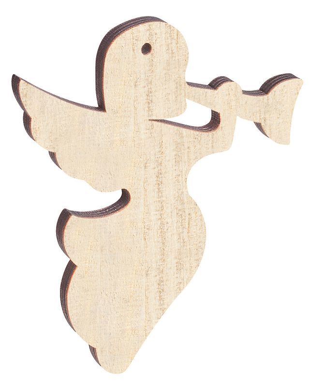 Wooden Christmas Shapes - Large: Pack of 30