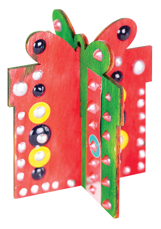 3D Wooden Festive Hangers - Pack of 12