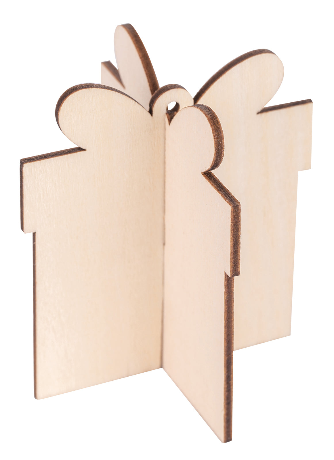 3D Wooden Festive Hangers - Pack of 12