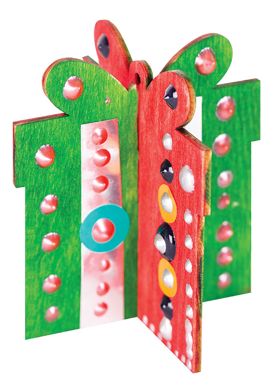 3D Wooden Festive Hangers - Pack of 12
