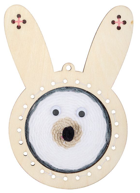 Wooden Weaving Animal Heads - Pack of 10
