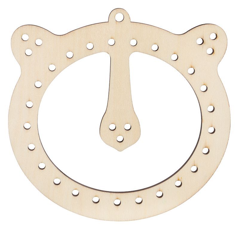 Wooden Weaving Animal Heads - Pack of 10