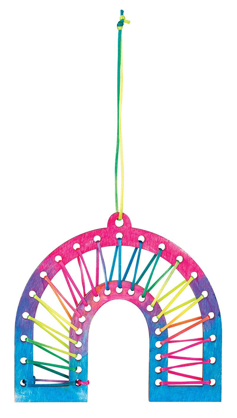 Wooden Weaving Rainbow - Pack of 5