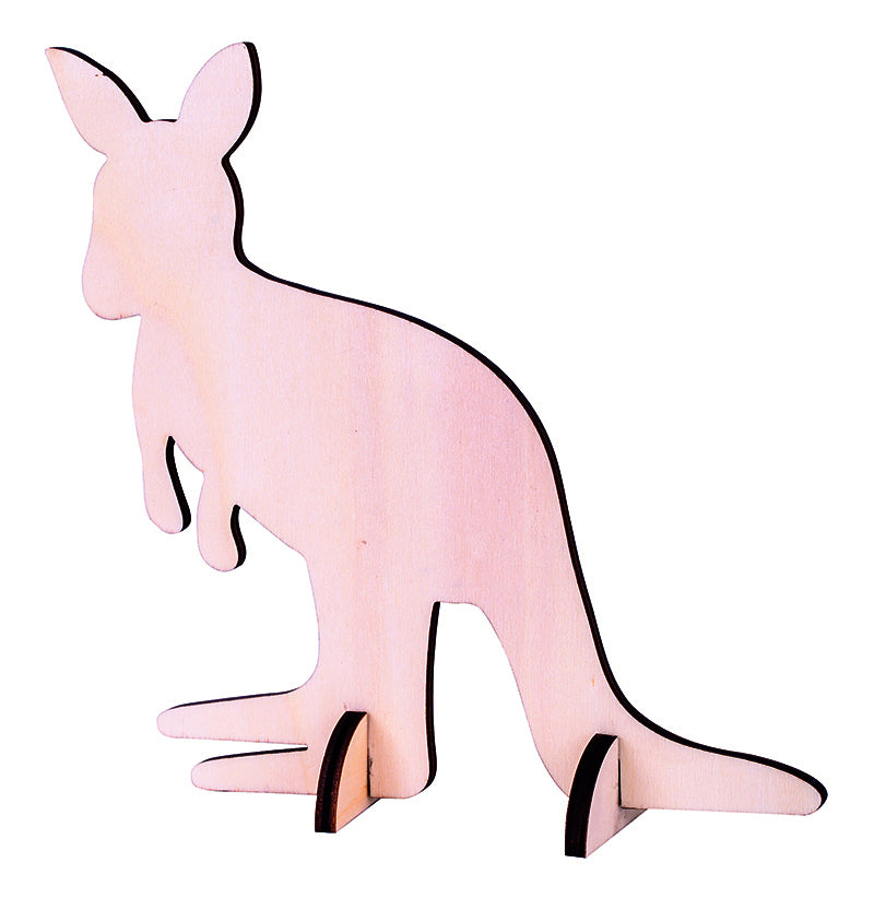 Wooden Standing Australian Animals - Pack of 9