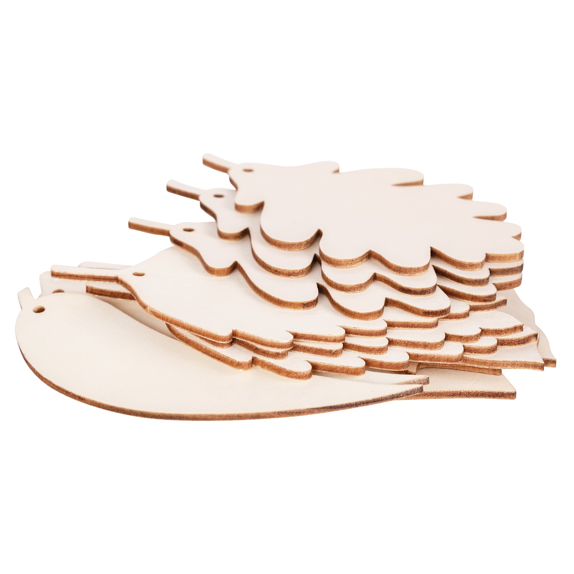 Zart Wooden Leaf Adornments Pack of 24