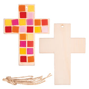 DIY Wooden Cross Decoration Pack of 20