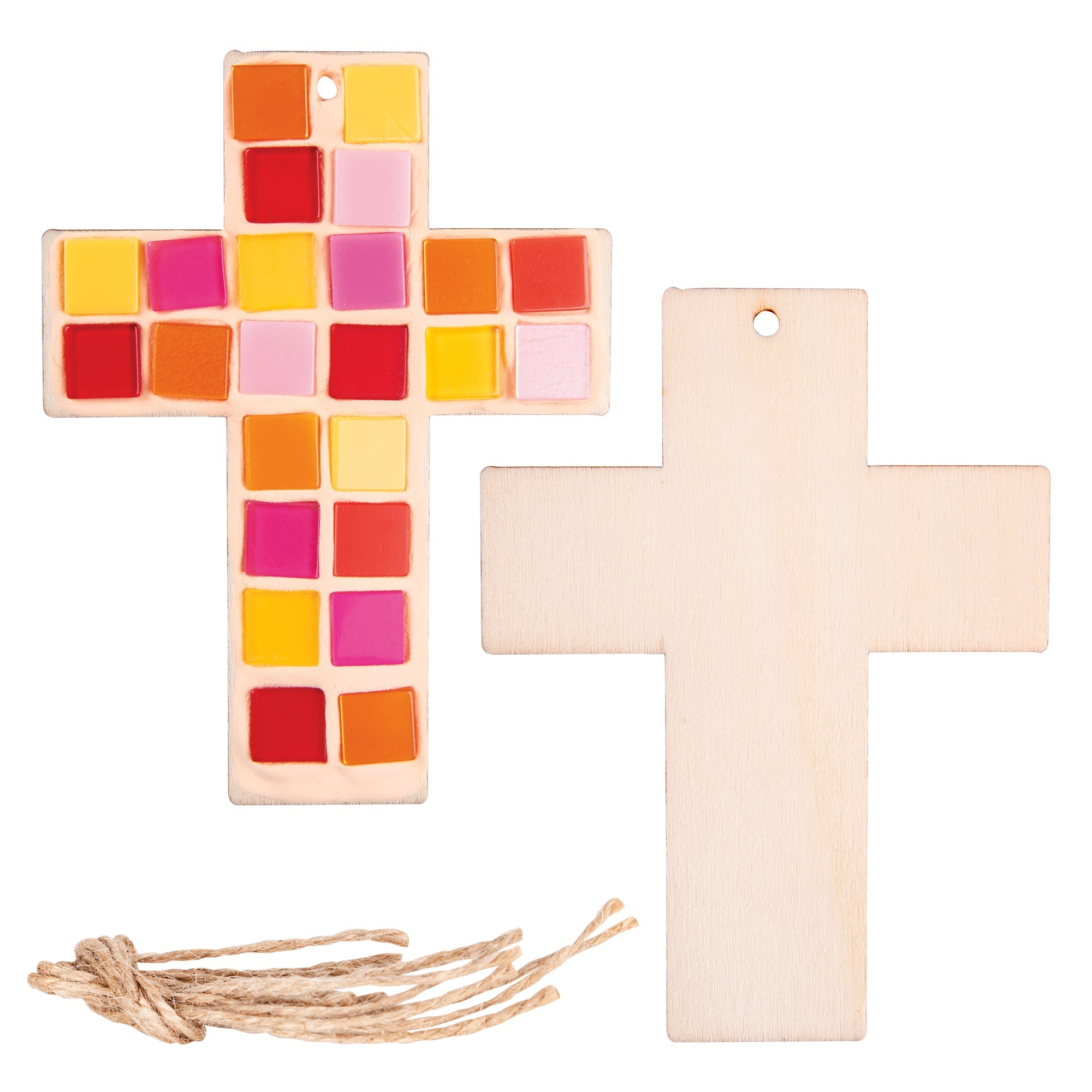 DIY Wooden Cross Decoration Pack of 20