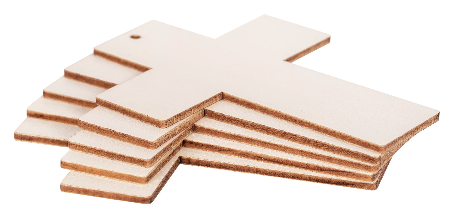 DIY Wooden Cross Decoration Pack of 20