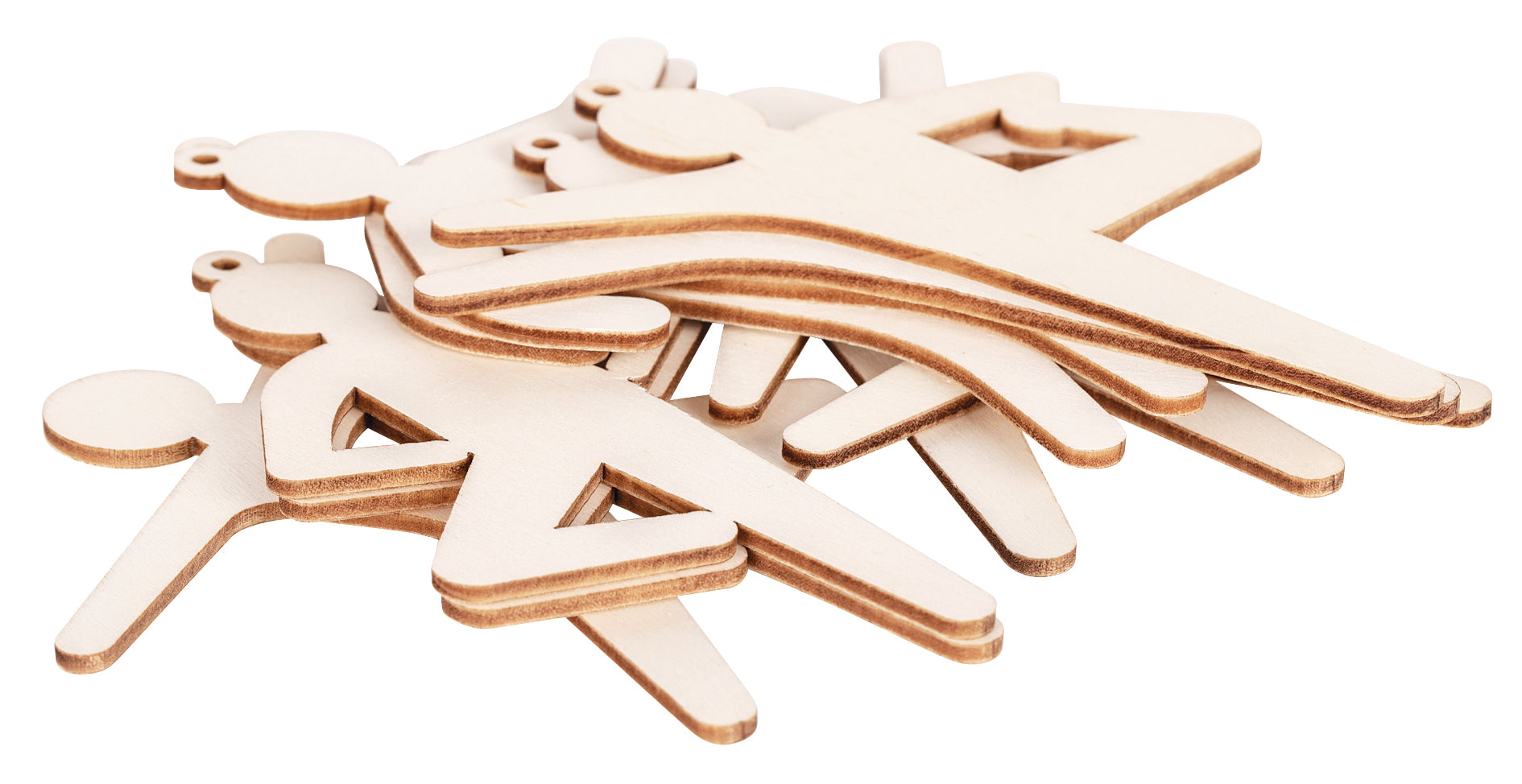 Wooden Active Figures Pack of 24