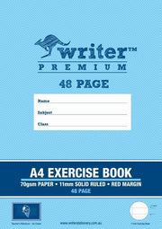 Writer Exercise Book Premium - A4 11mm Ruled + Margin (Ice Cream): 48pg
