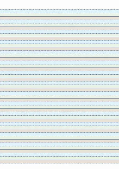 Writer Office Pad Premium - A4 18mm Dotted-Thirds Ground, Grass, Sky (50 Sheet)