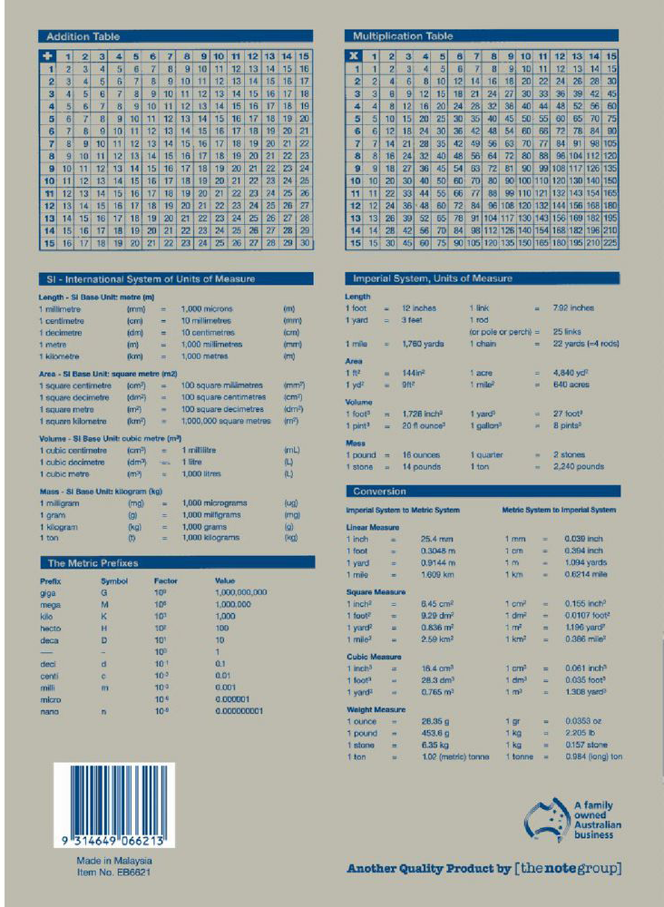 Writer Story Book Premium Story Book - 330x240mm 24mm Dotted-Thirds: Ground, Grass, Sky 64pg (Pack of 10)