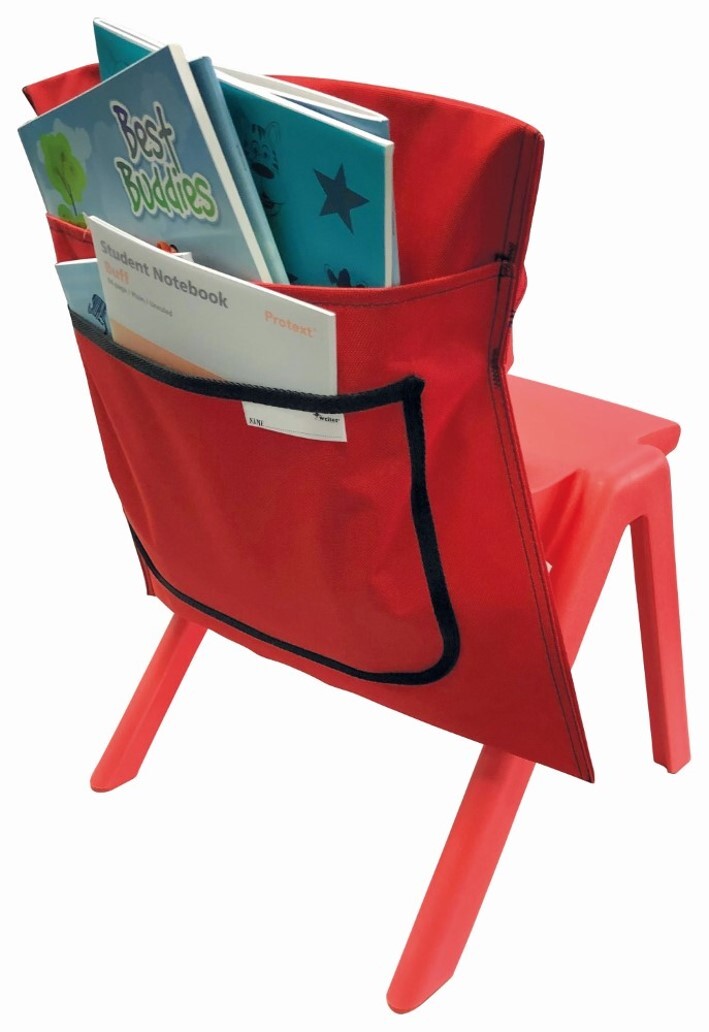 Heavy Duty Chair Bag - Nylon (455mm Wide) 2 Pockets: Red