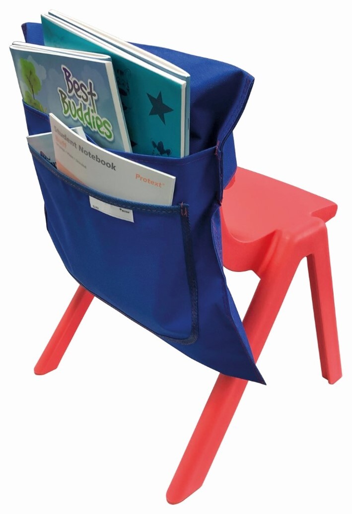 Heavy Duty Chair Bag - Nylon (455mm Wide) 2 Pockets: Blue