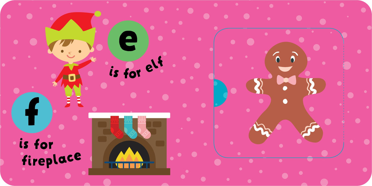 Lift-the-Flap Board Book - My Christmas ABC