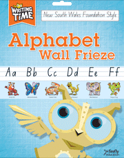 Writing Time - Alphabet Wall Frieze: NSW Foundation Style