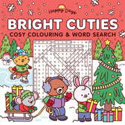 Happy Days - Bright Cuties Cosy Colouring & Word Search Book