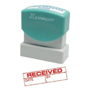 Xstamper - Received Date/By (Red)