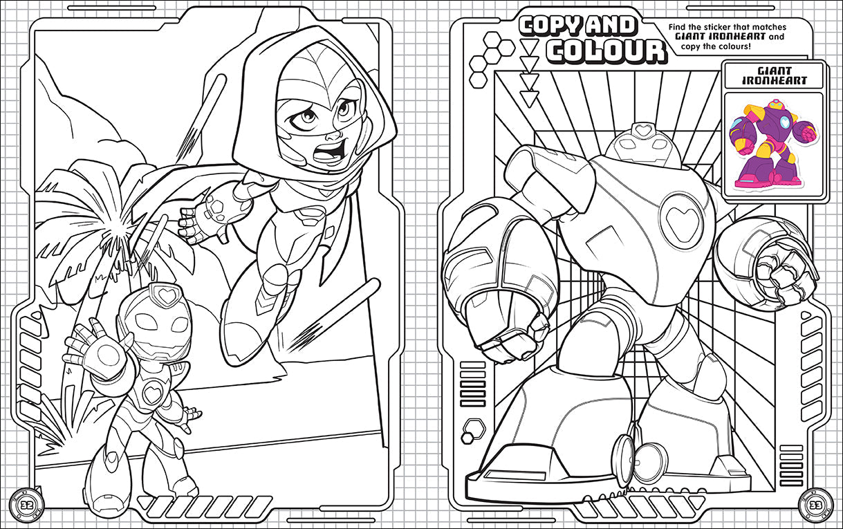 Iron Man and His Awesome Friends - Ultimate Sticker Book — inside page 5