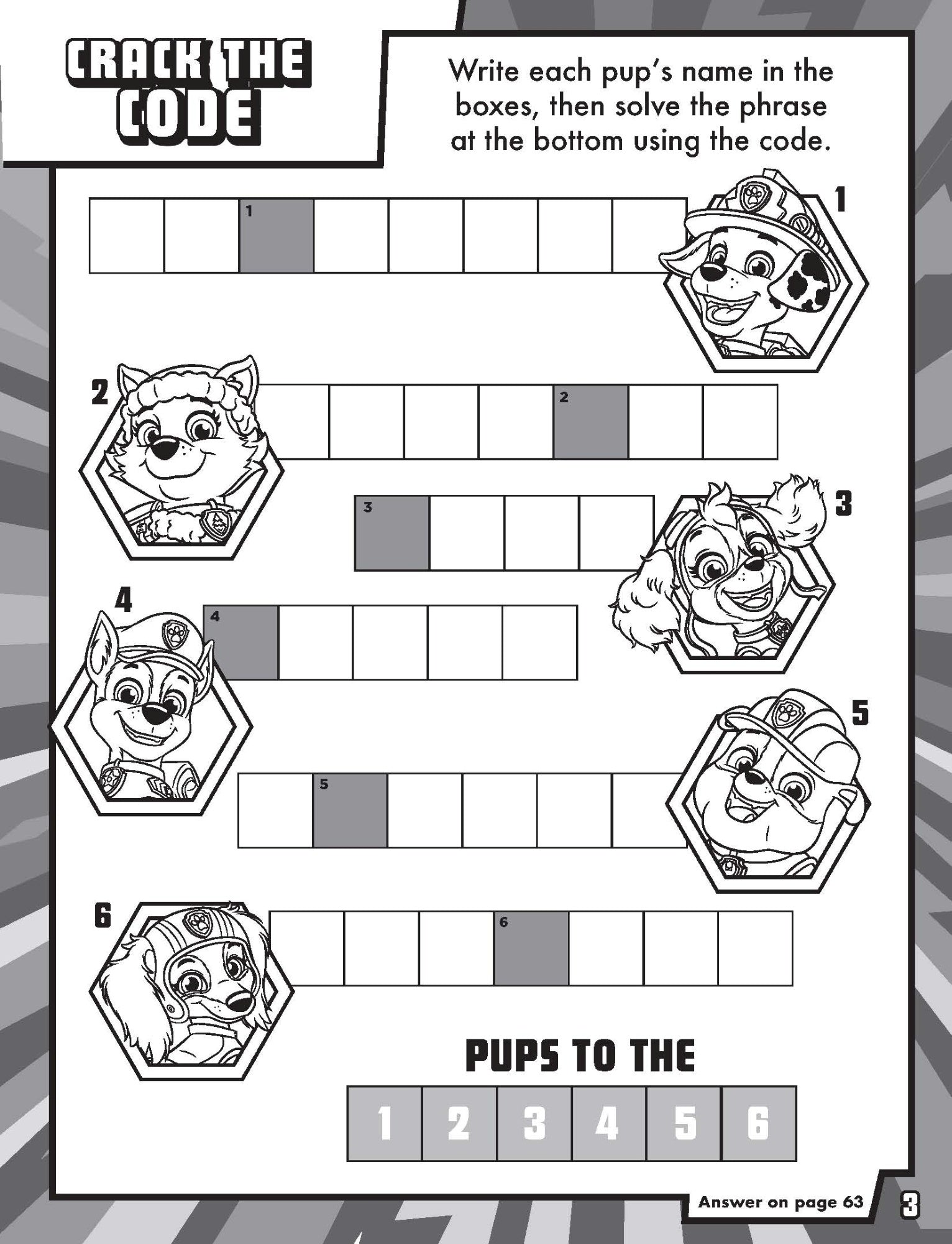 PAW Patrol - Mega Colouring Book - To the Rescue! — inside page 2
