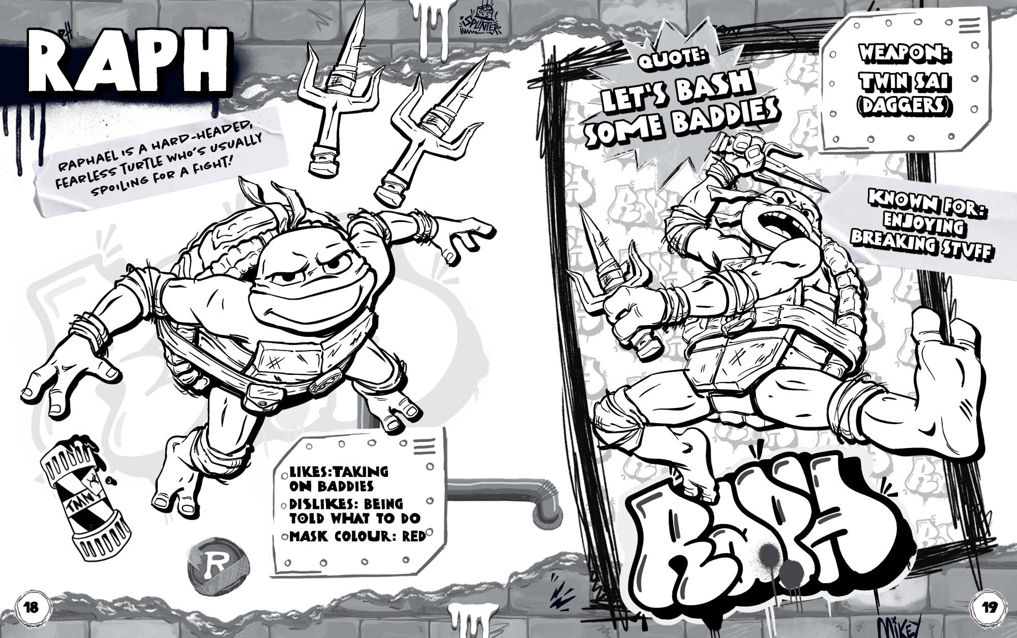 TMNT Mutant Mayhem - Ultimate Sticker Book — inside page 1