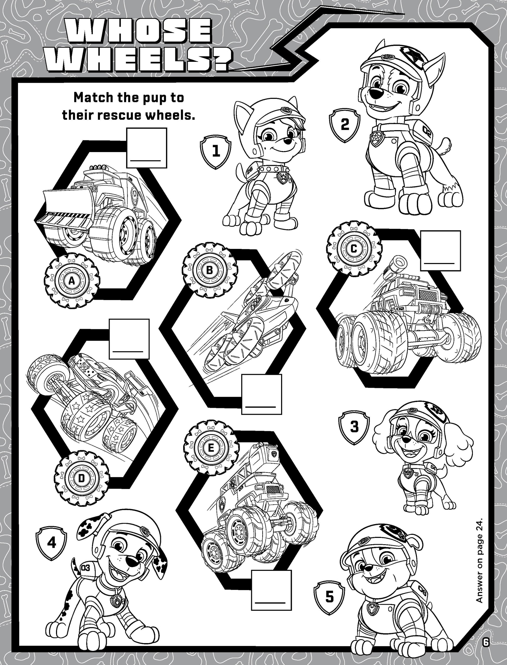 PAW Patrol - Activity Kit - Rescue Wheels — inside page 3