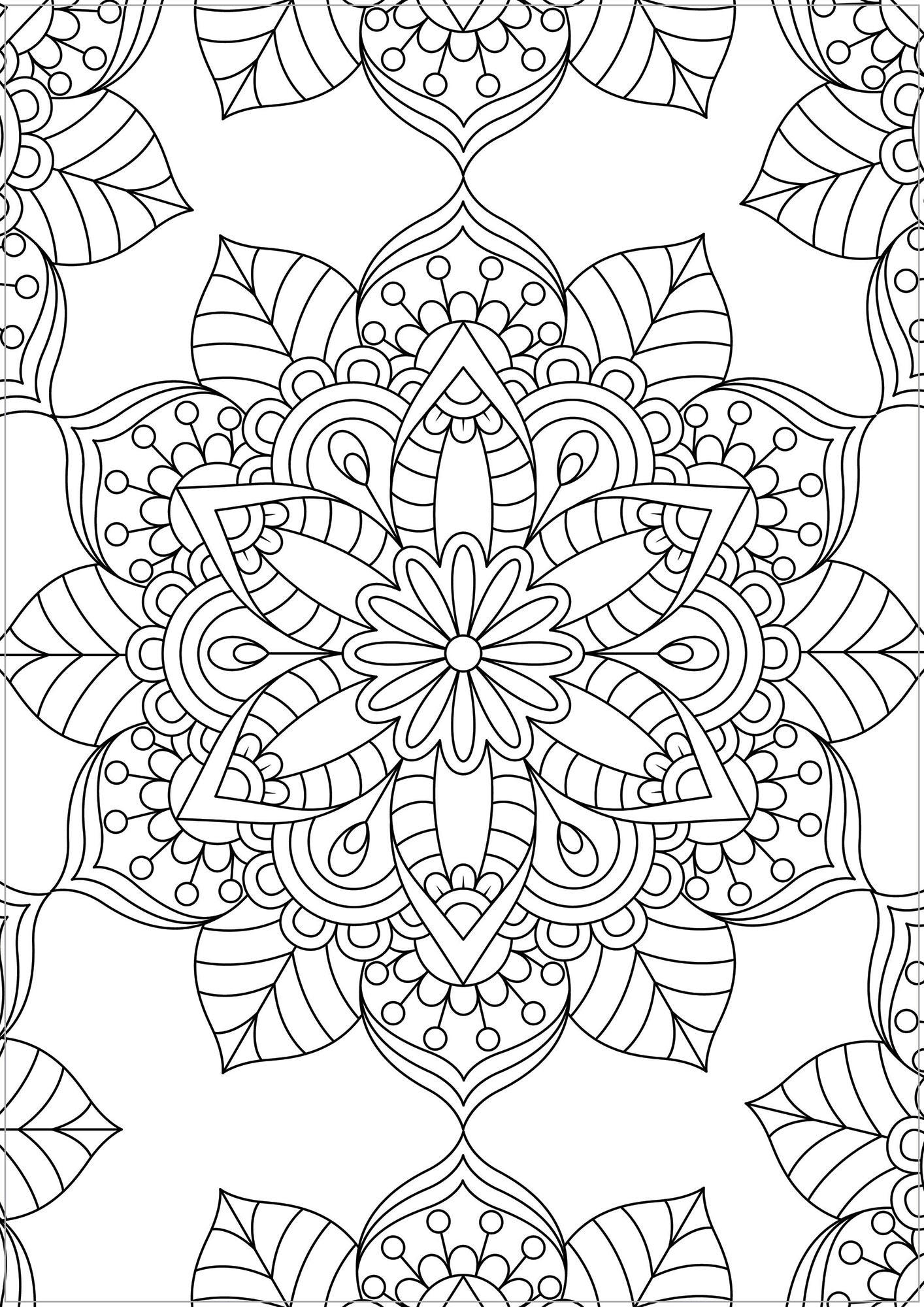 Mindful Poster Art - Mandala — inside page 1