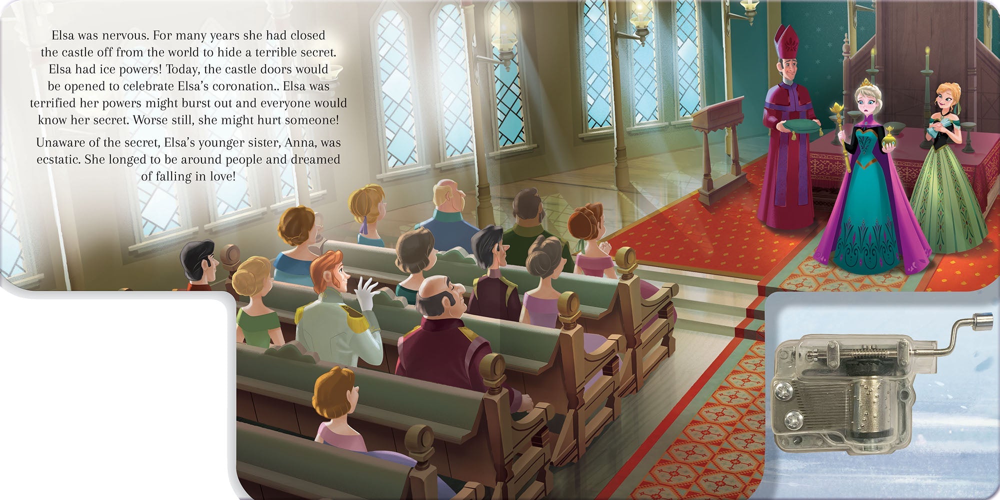 Disney Frozen - Wind-Up Music Box Book — inside page 1