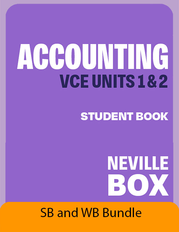 Accounting, VCE Units 1&2 Bundle 7e (Student Book + Workbook + Digital)