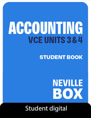 Accounting, VCE Units 3&4 7e Student Digital Access Code
