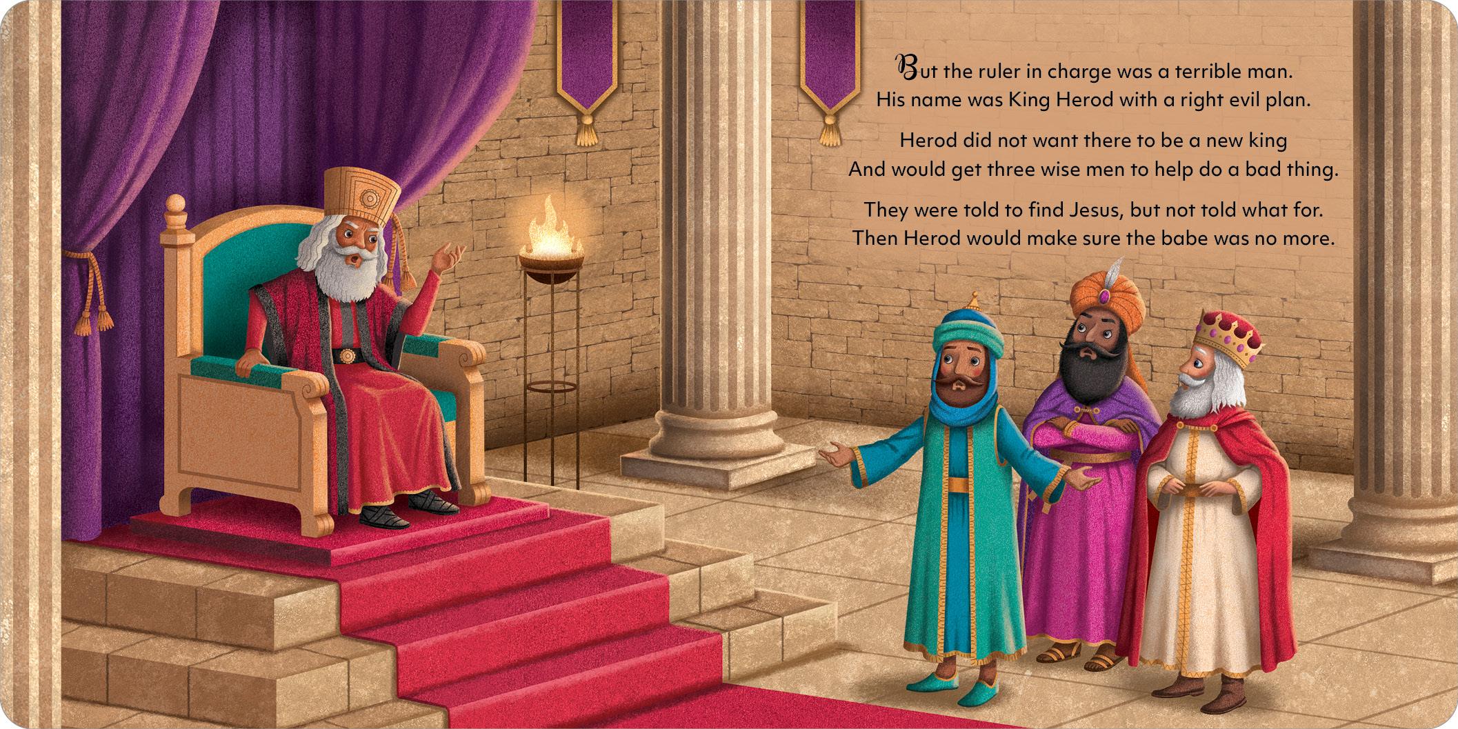 Story Time - Padded Board Book - The Nativity — inside page 2