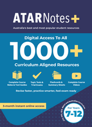 ATARNotes+ 3 Month Full Access — front