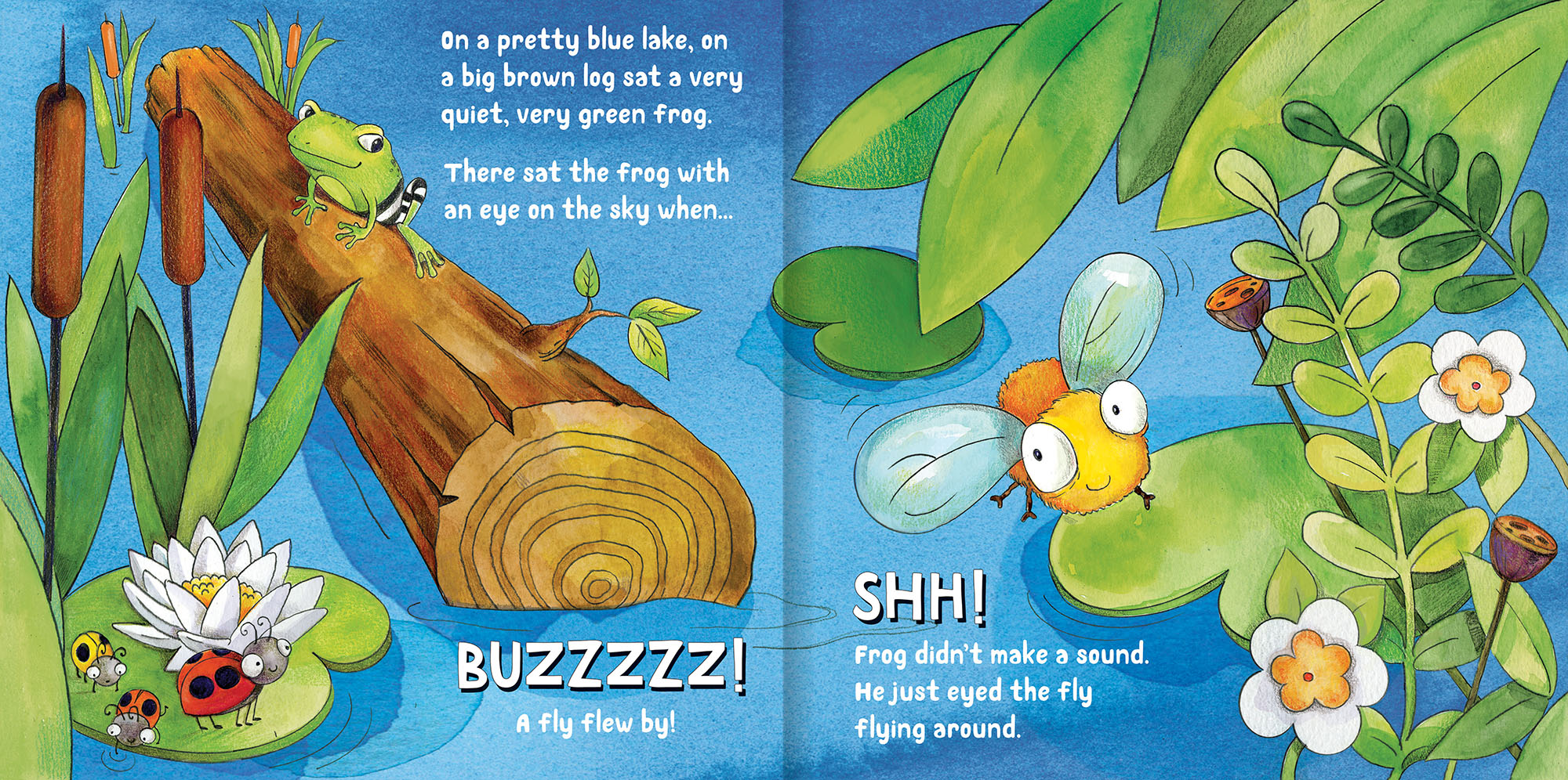 The Icky Sticky Frog — inside page 1