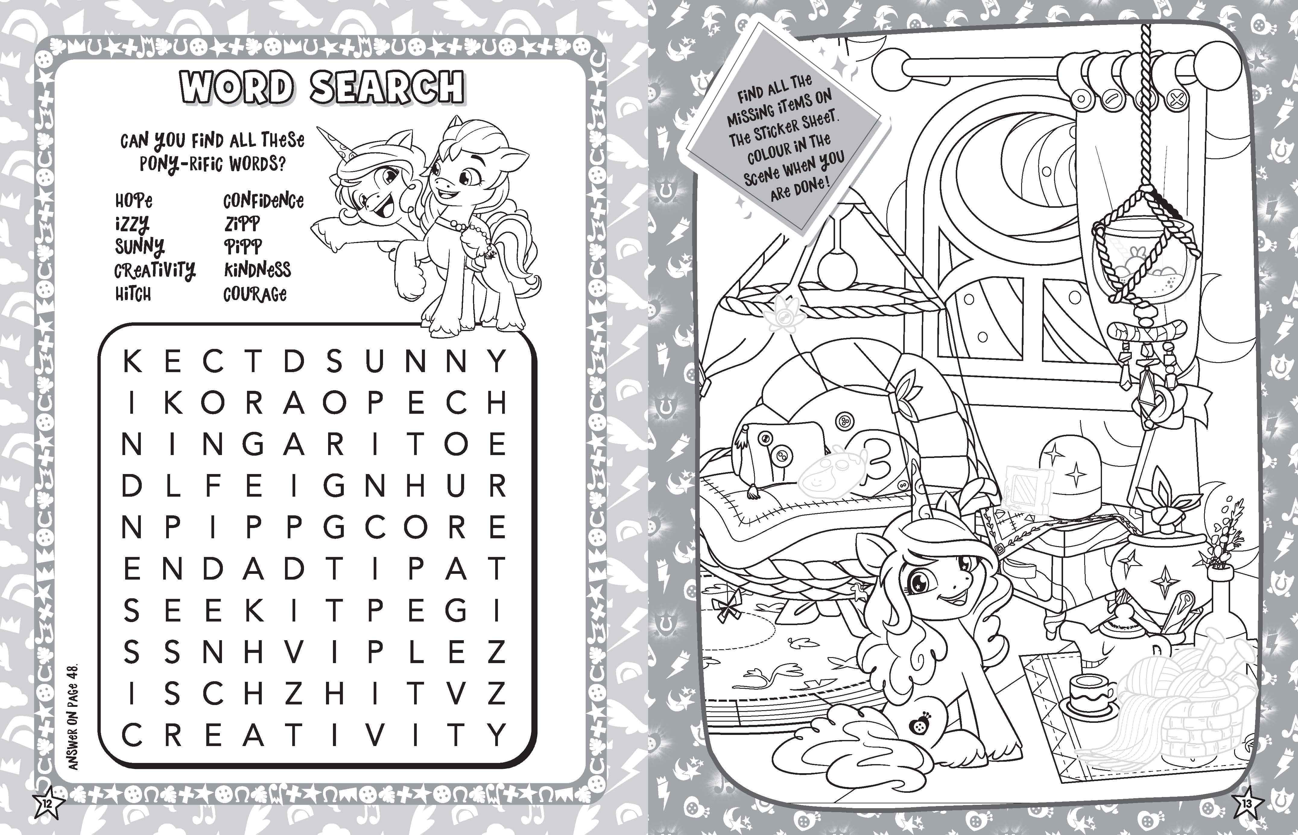 My Little Pony Ultimate Sticker Book — inside page 1
