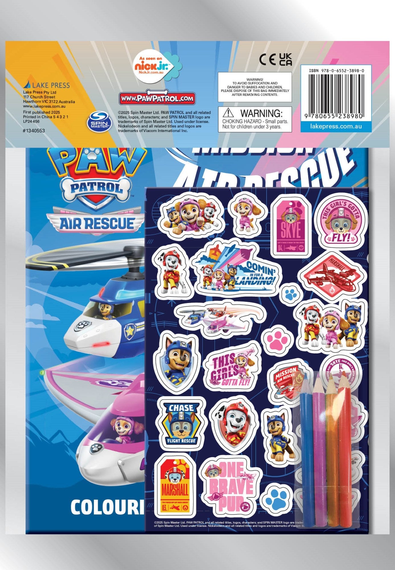 PAW Patrol - Activity Fun Pack - Mission Air Rescue — inside page 1