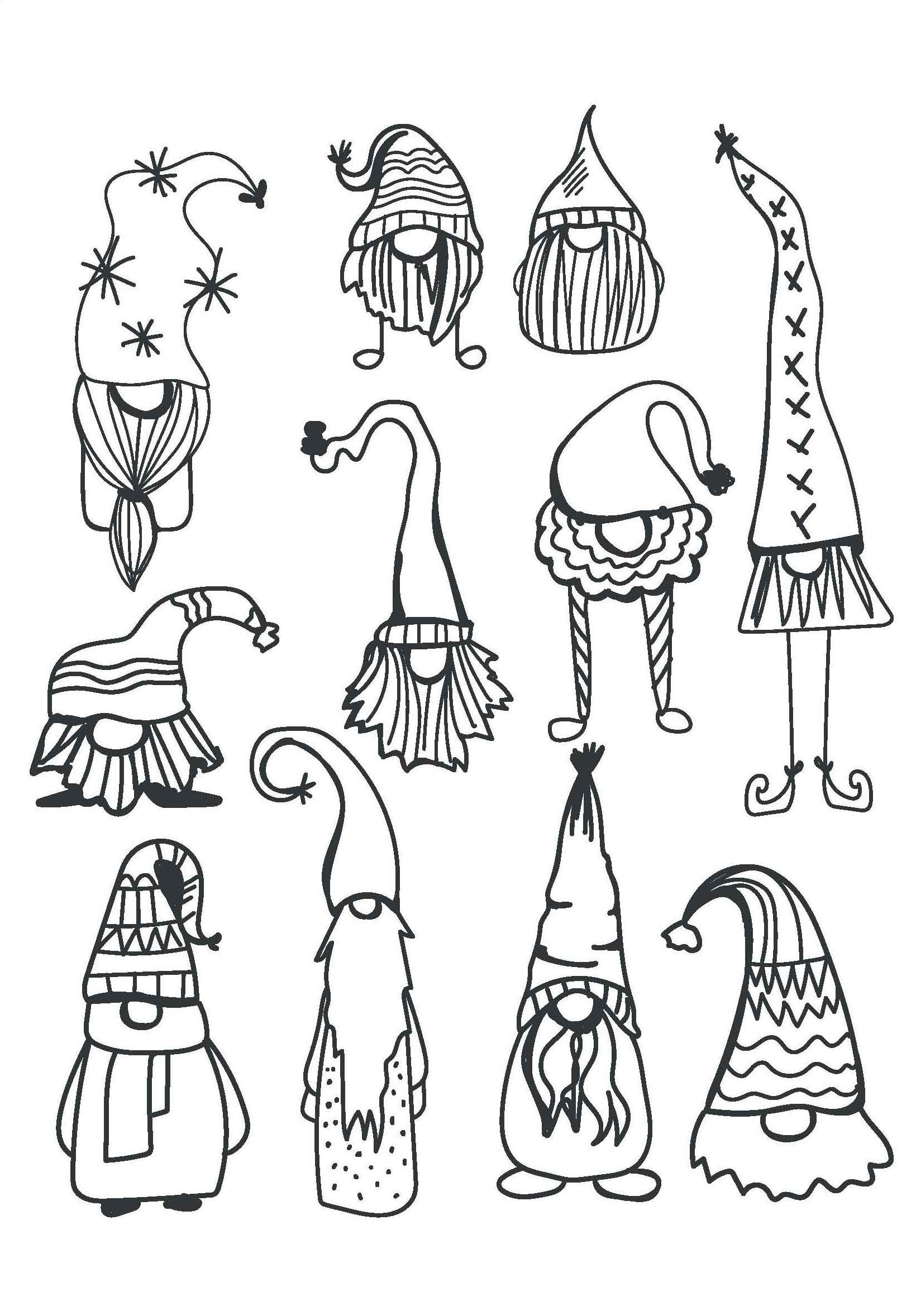 Wall Art - Christmas Gonk — inside page 1