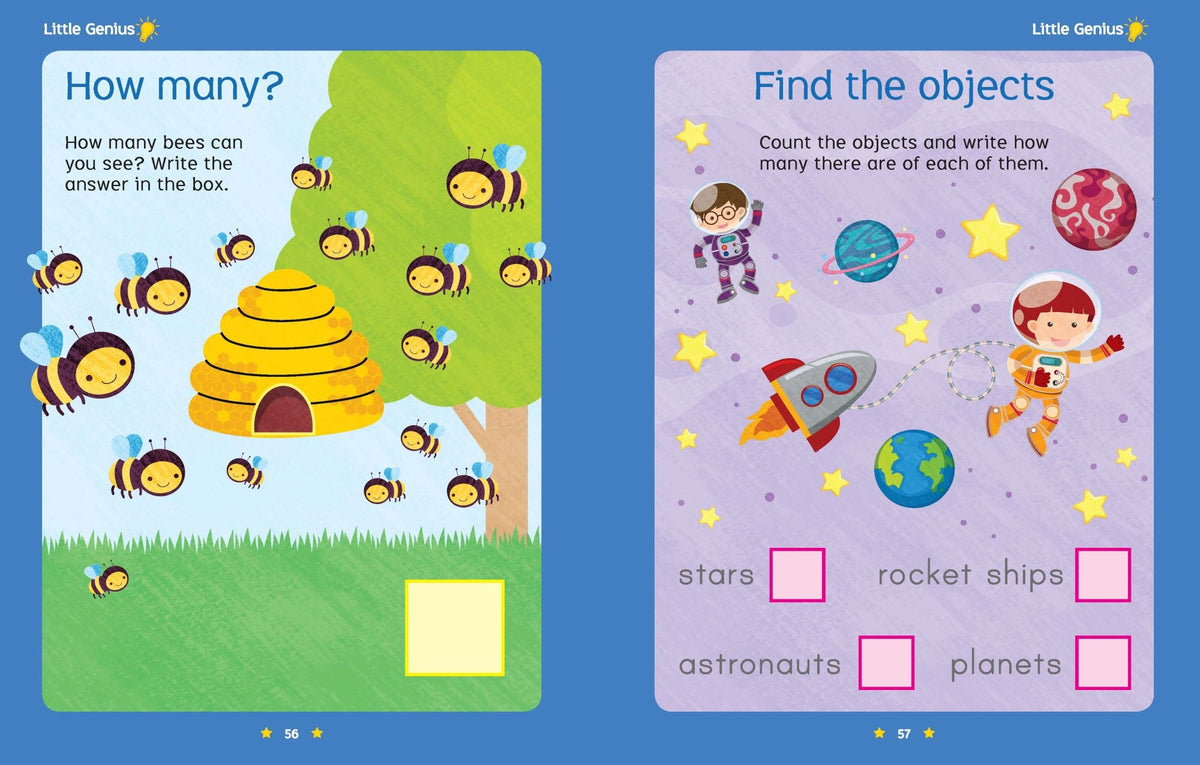 Little Genius Write and Wipe Bind Up - Numbers — inside page 3